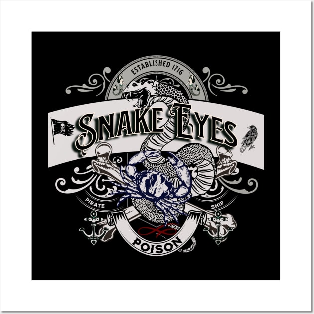 Snake Eyes Silver Wall Art by Bootylicious